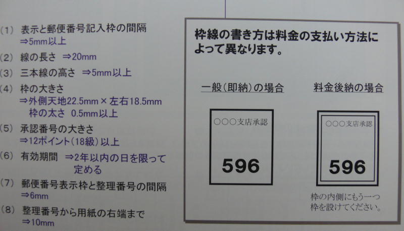 料金受取人払郵便デザイン2