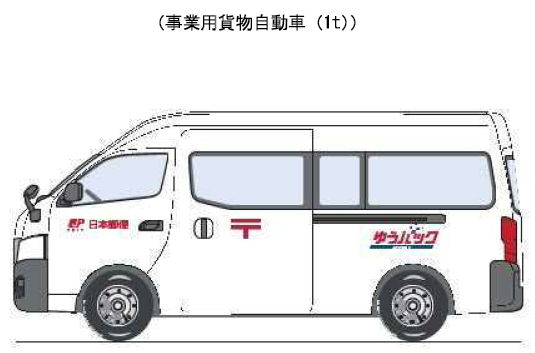 郵便局で活用している二輪や四輪